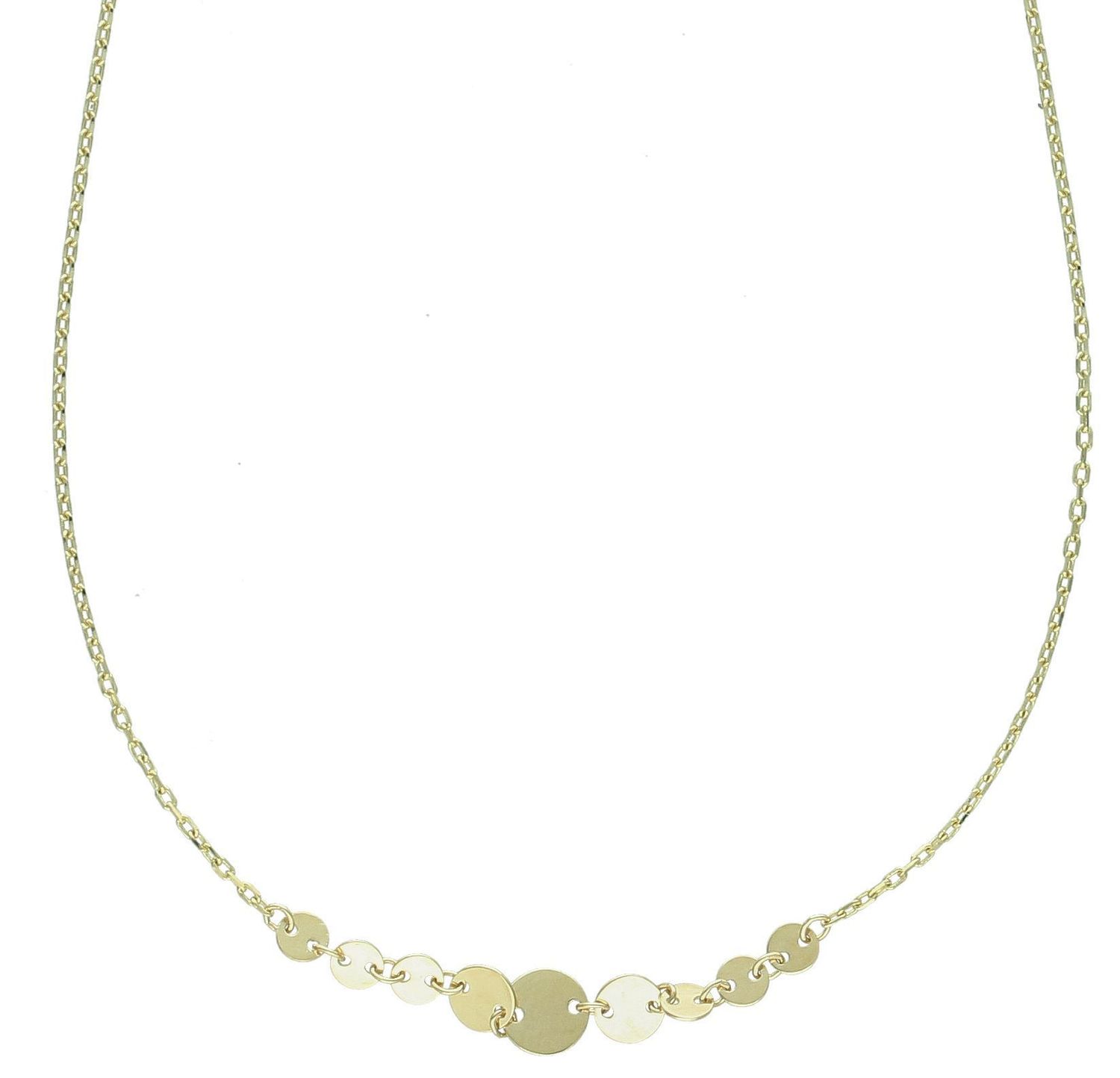 Złoty naszyjnik damski 375 celebrytka z płaskimi okrągłymi blaszkami NA 3370 375 (1).jpg